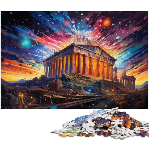 1000 teiliges Puzzle Das erstaunliche Parthenon Puzzle für Erwachsene Papierpuzzle anspruchsvolles Spiel 1000 Teile (38 x 26 cm) von zouxangzz