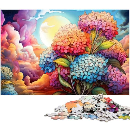 1000 teiliges Puzzle Die farbenfrohe Psychedelia von Meadowsweet Holzpuzzle Lernspiele Heimdekoration 1000 Teile (75 x 50 cm) von zouxangzz