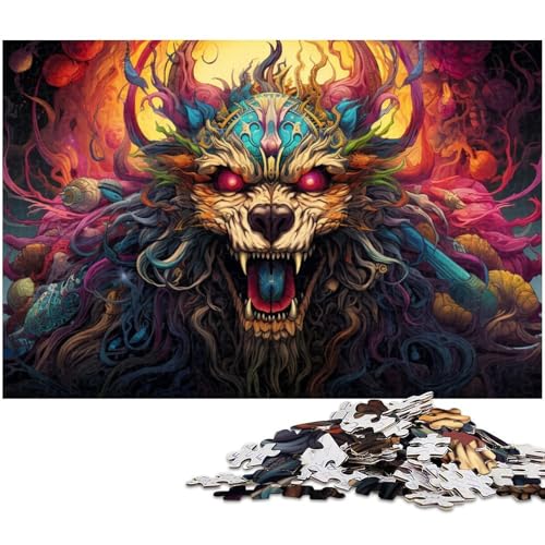1000 teiliges Puzzle Fantasie Baum Elfen Puzzle für Erwachsene Holzpuzzle für Sommerliebhaber 1000 PCS (75 x 50 cm) von zouxangzz