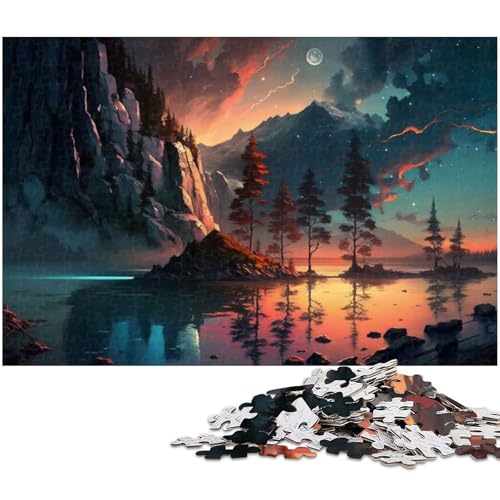1000 teiliges Puzzle Fantasy_Landscape Puzzles Holzpuzzles Lernspiele Heimdekoration 1000 PCS (75x50cm) von zouxangzz