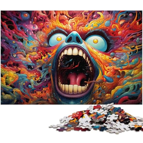 1000 teiliges Puzzle Fantasy Monster Kunst Puzzle für Erwachsene Papierpuzzle Familiendekoration 1000 PCS (38 x 26 cm) von zouxangzz