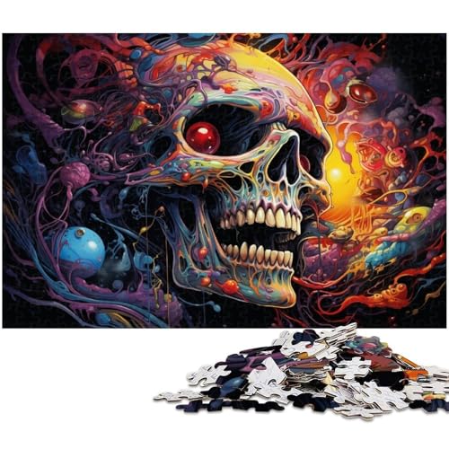 1000 teiliges Puzzle Fantasy Monster Puzzle für Erwachsene Holzpuzzle anspruchsvolles Spiel 1000 Teile (75 x 50 cm) von zouxangzz