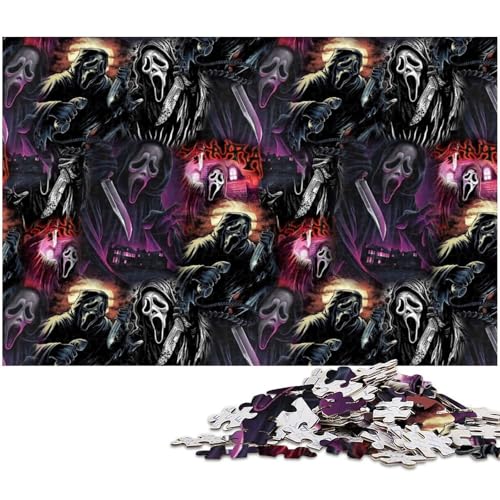 1000 teiliges Puzzle Horror Monster für Erwachsene Papierpuzzle tolle Geschenke zu Weihnachten (Größe 38 x 26 cm) von zouxangzz