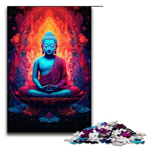 1000 teiliges Puzzle Lernspiele Bunte Buddha Statue Puzzles für Erwachsene Holzpuzzle für Familienspaß und Spieleabend 75 x 50 cm 1000 teiliges Puzzle Lernspiele Bunte Buddha Statue Puzzles für Erwachsene Holzpuzzle für Familienspaß und Spieleabend 75 x 50 cm von zouxangzz