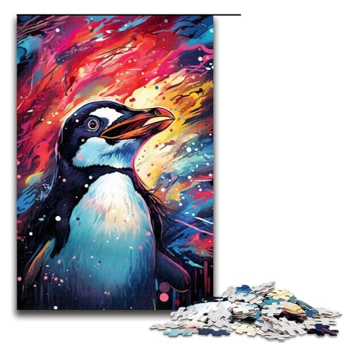 1000 teiliges Puzzle Lernspiele Bunte Pinguin Puzzles für Erwachsene Holzpuzzle für Familienspaß und Spieleabende 75 x 50 cm 1000 teiliges Puzzle Lernspiele Bunte Pinguin Puzzles für Erwachsene Holzpuzzle für Familienspaß und Spieleabende 75 x 50 cm von zouxangzz