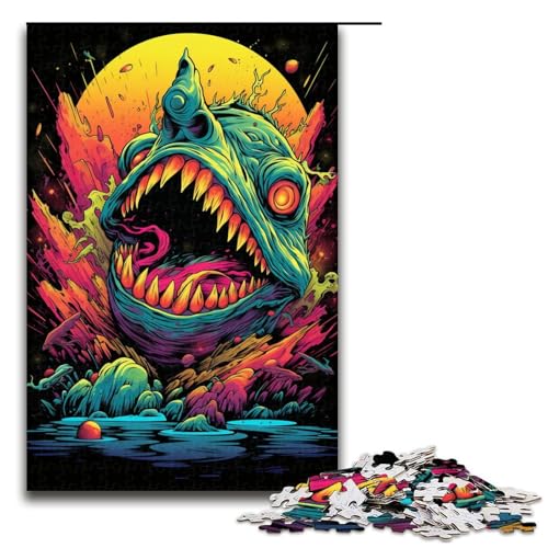 1000 teiliges Puzzle Lernspiele Bunte Piranha Puzzles für Erwachsene Holzpuzzle für Familienspaß und Spieleabend 75 x 50 cm 1000 teiliges Puzzle Lernspiele Bunte Piranha Puzzles für Erwachsene Holzpuzzle für Familienspaß und Spieleabend 75 x 50 cm von zouxangzz