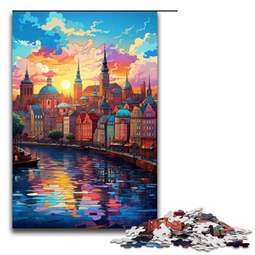 1000 teiliges Puzzle Lernspiele Bunte Psychedelia in Rovinj Puzzles für Erwachsene Holzpuzzle für Familienspaß und Spieleabend 75 x 50 cm 1000 teiliges Puzzle Lernspiele Bunte Psychedelia in Rovinj Puzzles für Erwachsene Holzpuzzle für Familienspaß und Spieleabend 75 x 50 cm von zouxangzz