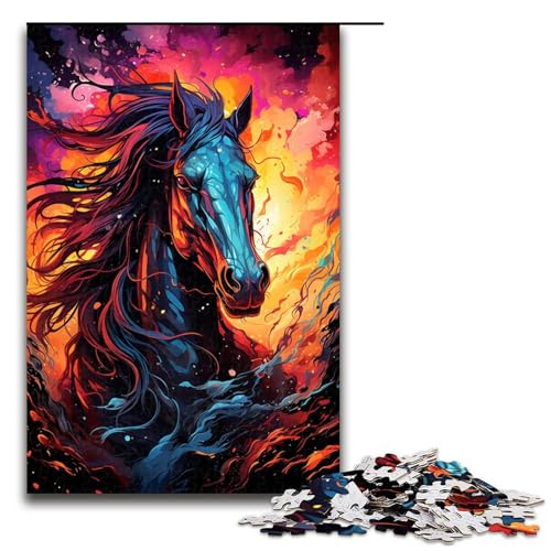 1000 teiliges Puzzle Lernspiele buntes Fantasiepferd Puzzle für Erwachsene Holzpuzzle für Familienspaß und Spieleabend 75 x 50 cm 1000 teiliges Puzzle Lernspiele buntes Fantasiepferd Puzzle für Erwachsene Holzpuzzle für Familienspaß und Spieleabend 75 x 50 cm von zouxangzz