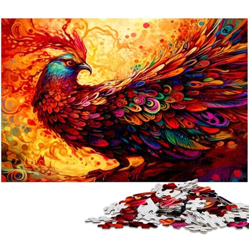 1000 teiliges Puzzle Phoenix Puzzle für Erwachsene Papierpuzzle anspruchsvolles Spiel (Größe 38 x 26 cm) von zouxangzz