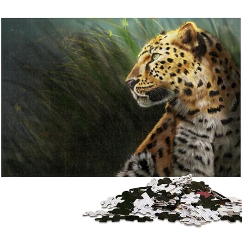 1000 teiliges Puzzle Ruhe vor der Jagd Puzzle für Erwachsene Papierpuzzle anspruchsvolles Spiel (Größe 38 x 26 cm) von zouxangzz