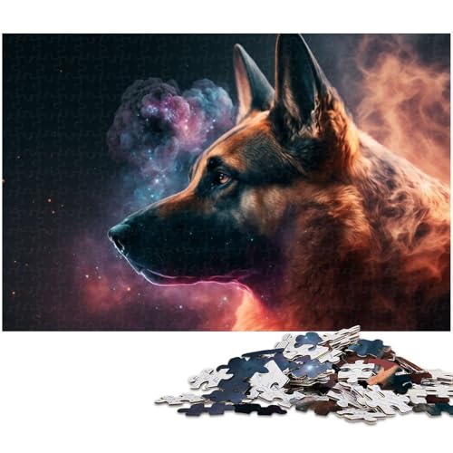 1000 teiliges Puzzle Schäfer Puzzle für Erwachsene Holzpuzzle anspruchsvolles Spiel (Größe 75 x 50 cm) von zouxangzz