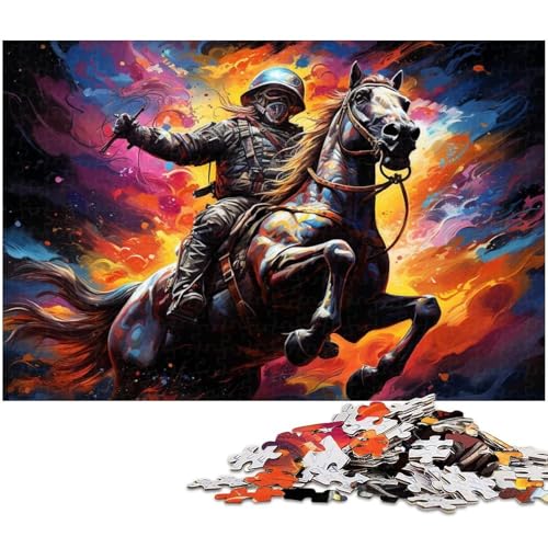 1000 teiliges Puzzle Star Knight Papierpuzzle Lernspiele Heimdekoration 1000 Teile (38 x 26 cm) von zouxangzz