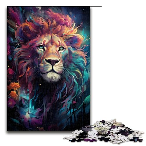 1000 teiliges Puzzle buntes Löwen Puzzle Holzpuzzle Lernspiele Heimdekoration 75 x 50 cm 1000 teiliges Puzzle buntes Löwen Puzzle Holzpuzzle Lernspiele Heimdekoration 75 x 50 cm von zouxangzz