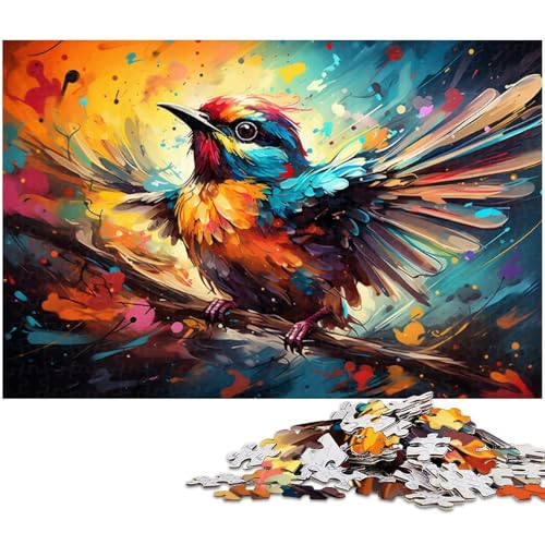 1000 teiliges Puzzle farbenfroh schöne Tiere unter dem Sternenhimmel Puzzle für Erwachsene Holzpuzzle für Sommerliebhaber 1000 PCS (75 x 50 cm) von zouxangzz