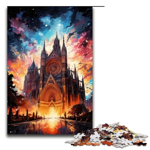 1000 teiliges Puzzle farbenfrohe Psychedelia der Kathedrale von Sevilla Holzpuzzle Lernspiele Heimdekoration 75 x 50 cm 1000 teiliges Puzzle farbenfrohe Psychedelia der Kathedrale von Sevilla Holzpuzzle Lernspiele Heimdekoration 75 x 50 cm von zouxangzz