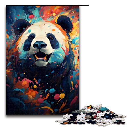 1000 teiliges Puzzle farbenfrohes psychedelisches Tierpanda Puzzle für Erwachsene Holzpuzzle Familienspiele 75 x 50 cm 1000 teiliges Puzzle farbenfrohes psychedelisches Tierpanda Puzzle für Erwachsene Holzpuzzle Familienspiele 75 x 50 cm von zouxangzz