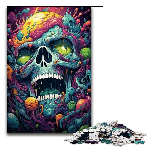 1000 teiliges Puzzle farbenfrohes psychedelisches böses Monster Puzzle für Erwachsene Holzpuzzle Familienspiel 75 x 50 cm 1000 teiliges Puzzle farbenfrohes psychedelisches böses Monster Puzzle für Erwachsene Holzpuzzle Familienspiel 75 x 50 cm von zouxangzz