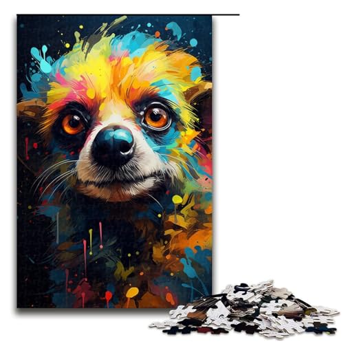 1000 teiliges Puzzle farbenfrohes süßes Erdmännchen Puzzle Holzpuzzle Lernspiele Heimdekoration 75 x 50 cm 1000 teiliges Puzzle farbenfrohes süßes Erdmännchen Puzzle Holzpuzzle Lernspiele Heimdekoration 75 x 50 cm von zouxangzz