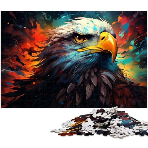 1000 teiliges Puzzle farbige Blumenfrau Puzzle für Erwachsene Holzpuzzle anspruchsvolles Spiel 1000 Teile (75 x 50 cm) von zouxangzz