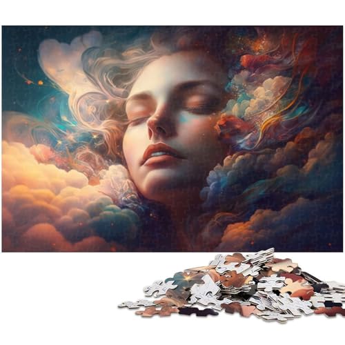 1000 teiliges Puzzle für Erwachsene „Sleepy Beautys – Geburtstagsgeschenk für Teenager ab 14 Jahren (Größe 38 x 26 cm) von zouxangzz