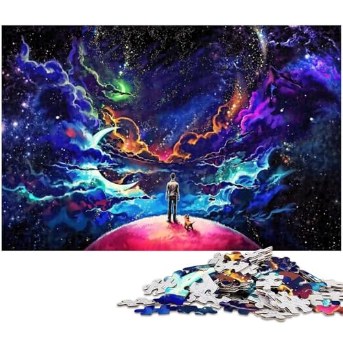 1000 teiliges Puzzle für Erwachsene „The Galaxy Puzzle Geburtstagsgeschenk für Teenager ab 14 Jahren (Größe 75 x 50 cm) von zouxangzz