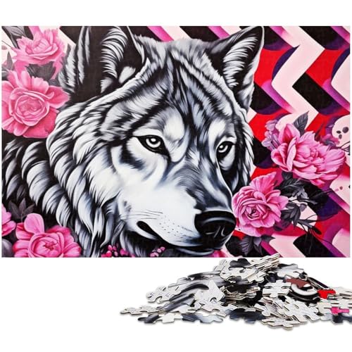 1000 teiliges Puzzle für Erwachsene „Wölfe der Fantasie Spielzeug Denkspiel anspruchsvolles Puzzlespiel und Familienspiel (Größe 75 x 50 cm) von zouxangzz