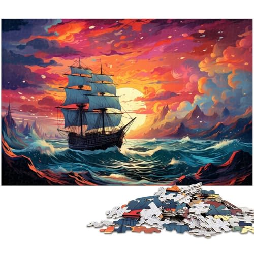 1000 teiliges Puzzle für Erwachsene Ägäis Meer buntes Spielzeug intellektuelles Spiel anspruchsvolles Puzzlespiel und Familienspiel 1000 Teile (75 x 50 cm) von zouxangzz
