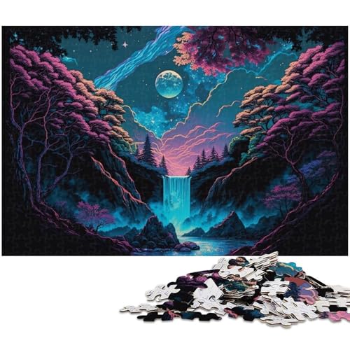 1000 teiliges Puzzle für Erwachsene Akachiho Schlucht Spielzeug Denkspiel anspruchsvolles Puzzlespiel und Familienspiel (Größe 75 x 50 cm) von zouxangzz