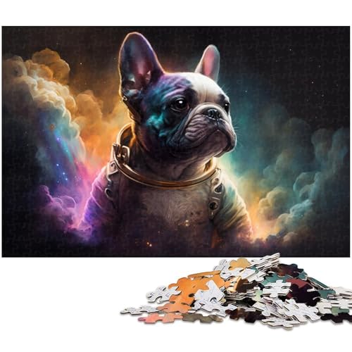 1000 teiliges Puzzle für Erwachsene Art Bulls Dogs Puzzles für Erwachsene und Kinder Holzpuzzle tolles Geschenk 1000 Teile (75 x 50 cm) von zouxangzz