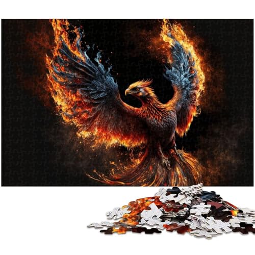 1000 teiliges Puzzle für Erwachsene Art Phoenix Toy Denkspiel anspruchsvolles Puzzlespiel und Familienspiel 1000 Teile (38 x 26 cm) von zouxangzz