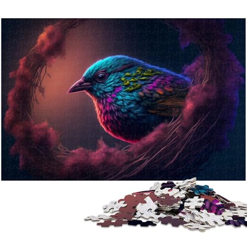 1000 teiliges Puzzle für Erwachsene Art Sparrow EIN Kunstwerk für Teenager ab 14 Jahren 1000 Teile (75 x 50 cm) von zouxangzz