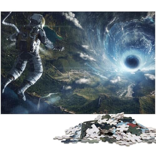 1000 teiliges Puzzle für Erwachsene Astronaut EIN Kunstwerk für Teenager ab 14 Jahren (Größe 38 x 26 cm) von zouxangzz