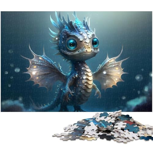 1000 teiliges Puzzle für Erwachsene Baby Fliegendrache Puzzle für Lernspiele Herausforderung Spielzeug Kunstwerk Geschenk 1000 PCS (75 x 50 cm) von zouxangzz