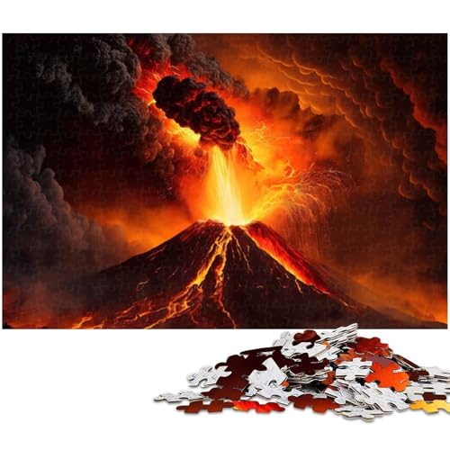 1000 teiliges Puzzle für Erwachsene Berg Fuji Japan Puzzle Kunstwerk für Teenager ab 14 Jahren (Größe 75 x 50 cm) von zouxangzz