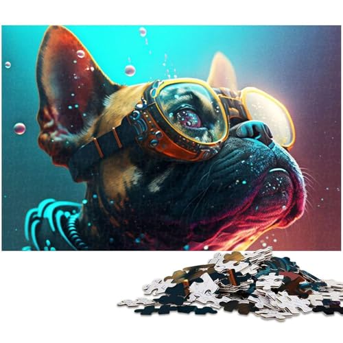 1000 teiliges Puzzle für Erwachsene Bubble Art Dog Neue Puzzles für Erwachsene und Kinder Papierpuzzle tolles Geschenk (Größe 38 x 26 cm) von zouxangzz