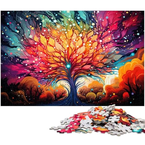 1000 teiliges Puzzle für Erwachsene Bunte Blumen EIN Kunstwerk für Teenager ab 14 Jahren 1000 Teile (38 x 26 cm) von zouxangzz