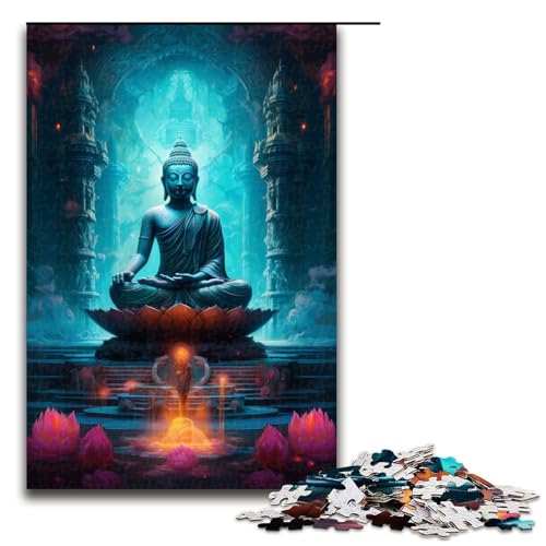 1000 teiliges Puzzle für Erwachsene Bunte Buddha Statue Holzpuzzle für Erwachsene und Kinder Stressabbau Tool 75 x 50 cm 1000 teiliges Puzzle für Erwachsene Bunte Buddha Statue Holzpuzzle für Erwachsene und Kinder Stressabbau Tool 75 x 50 cm von zouxangzz