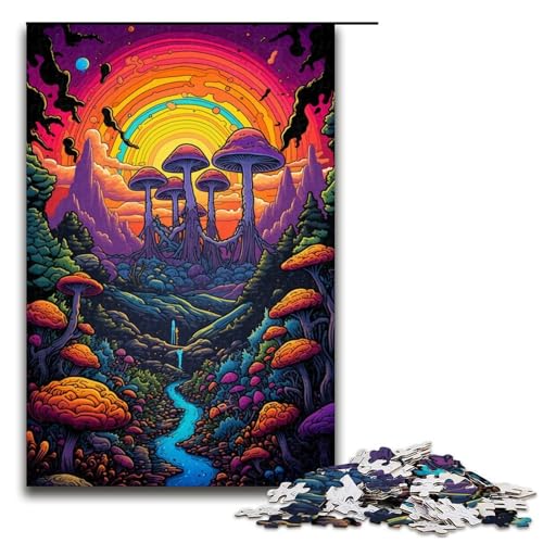 1000 teiliges Puzzle für Erwachsene Bunte Pilze 12 Puzzles für Erwachsene Holzpuzzle anspruchsvolles Spiel 75 x 50 cm 1000 teiliges Puzzle für Erwachsene Bunte Pilze 12 Puzzles für Erwachsene Holzpuzzle anspruchsvolles Spiel 75 x 50 cm von zouxangzz