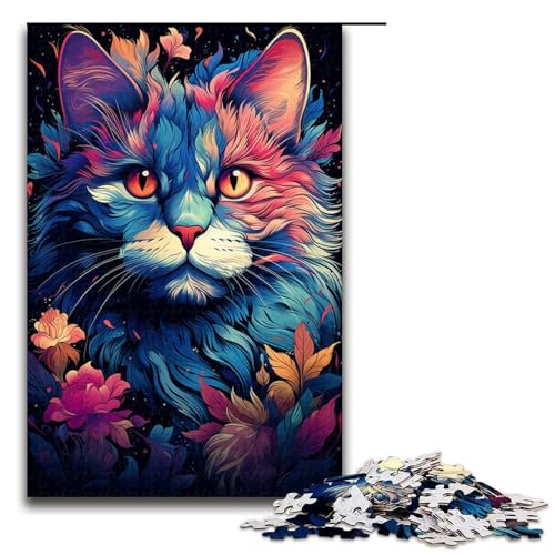 1000 teiliges Puzzle für Erwachsene Bunte exotische Katzen Puzzle für Lernspiele Herausforderung Spielzeug Kunstwerk Geschenk 75 x 50 cm 1000 teiliges Puzzle für Erwachsene Bunte exotische Katzen Puzzle für Lernspiele Herausforderung Spielzeug Kunstwerk Geschenk 75 x 50 cm von zouxangzz