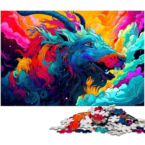 1000 teiliges Puzzle für Erwachsene Drachenspielzeug Denkspiel anspruchsvolles Puzzlespiel und Familienspiel (Größe 75 x 50 cm) von zouxangzz