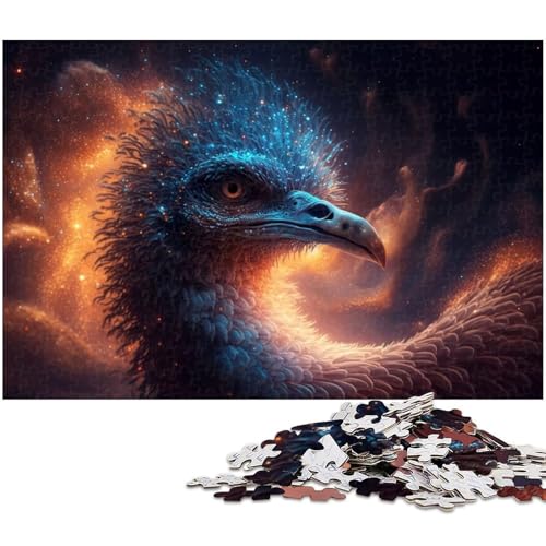 1000 teiliges Puzzle für Erwachsene Emu Tierspielzeug Denkspiel anspruchsvolles Puzzlespiel und Familienspiel (Größe 38 x 26 cm) von zouxangzz