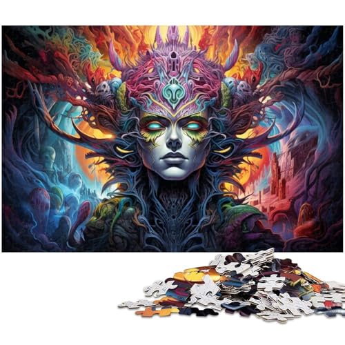 1000 teiliges Puzzle für Erwachsene Fantasie Baum Elfen Spielzeug Denkspiel anspruchsvolles Puzzlespiel und Familienspiel 1000 Teile (75 x 50 cm) von zouxangzz