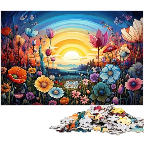 1000 teiliges Puzzle für Erwachsene Fantasie Frühlingslandschaft EIN Kunstwerk für Teenager ab 14 Jahren 1000 Teile (75 x 50 cm) von zouxangzz