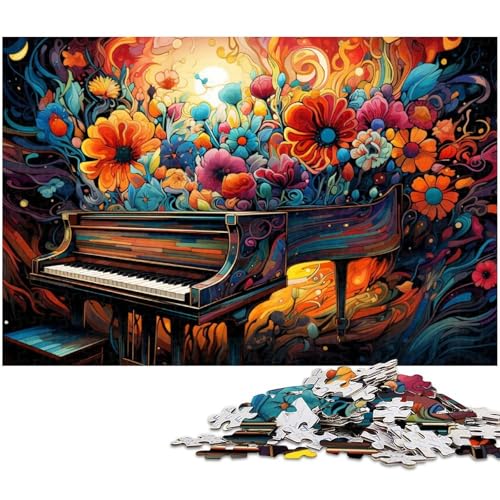 1000 teiliges Puzzle für Erwachsene Fantasie Klaviermalerei Spielzeug Denkspiel anspruchsvolles Puzzlespiel und Familienspiel 1000 Teile (75 x 50 cm) von zouxangzz