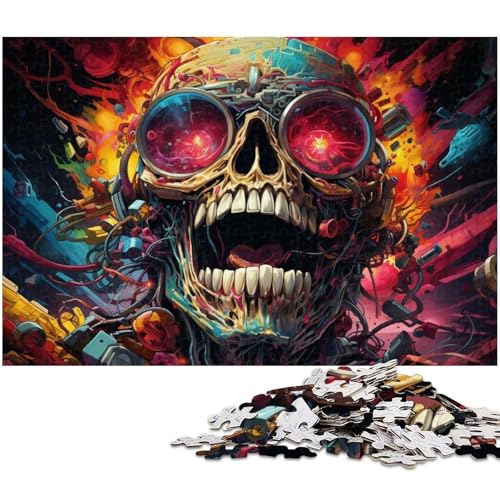 1000 teiliges Puzzle für Erwachsene Fantasie Puzzle mit mechanischem Skelett Spielzeug Denkspiel anspruchsvolles Puzzlespiel und Familienspiel 1000 Teile (38 x 26 cm) von zouxangzz