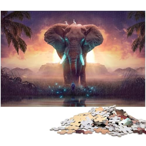 1000 teiliges Puzzle für Erwachsene Fantasie Puzzle surreale Landschaft Lernspiel Herausforderung Spielzeug Kunstwerk Geschenk 1000 Teile (38 x 26 cm) von zouxangzz