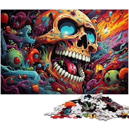 1000 teiliges Puzzle für Erwachsene Fantasie buntes Dämonenspielzeug intellektuelles Spiel anspruchsvolles Puzzlespiel und Familienspiel 1000 Teile (75 x 50 cm) von zouxangzz