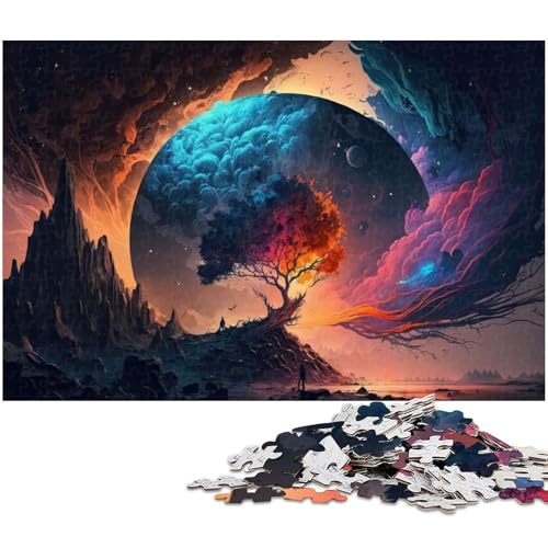 1000 teiliges Puzzle für Erwachsene Fantasielandschaft Spielzeug Denkspiel anspruchsvolles Puzzlespiel und Familienspiel (Größe 38 x 26 cm) von zouxangzz