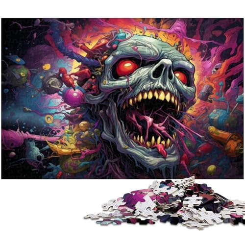1000 teiliges Puzzle für Erwachsene Fantasy Dämonen Puzzle für Lernspiele Herausforderung Spielzeug Kunstwerk Geschenk 1000 Teile (38 x 26 cm) von zouxangzz