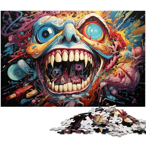 1000 teiliges Puzzle für Erwachsene Fantasy Dämonenspielzeug Denkspiel anspruchsvolles Puzzlespiel und Familienspiel 1000 Teile (75 x 50 cm) von zouxangzz